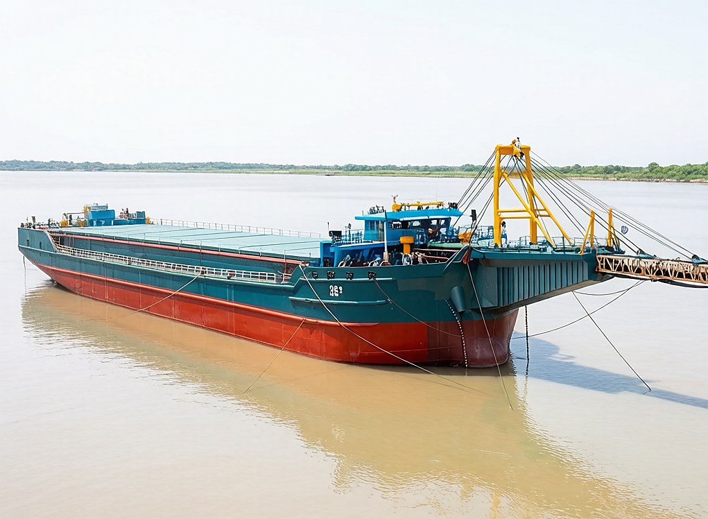 Zhongshuo No.9 belt conveyor vessel overview